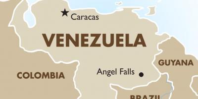 Venezuela capital de la carte