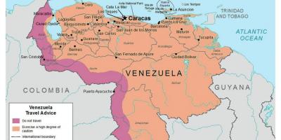 Le Venezuela dans la carte